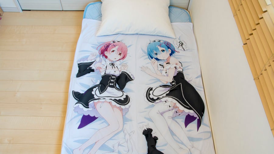 Re:ゼロから始める異世界生活 ラム＆レム シングルサイズシーツ Re:ゼロから始める異世界生活 ラム&レム抱枕カバー添い寝シーツ | PAY ID