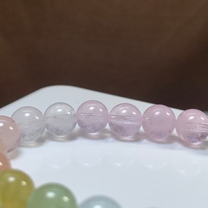 no7.爽やかパステル☆グラデーションミックスベリル ブレスレット