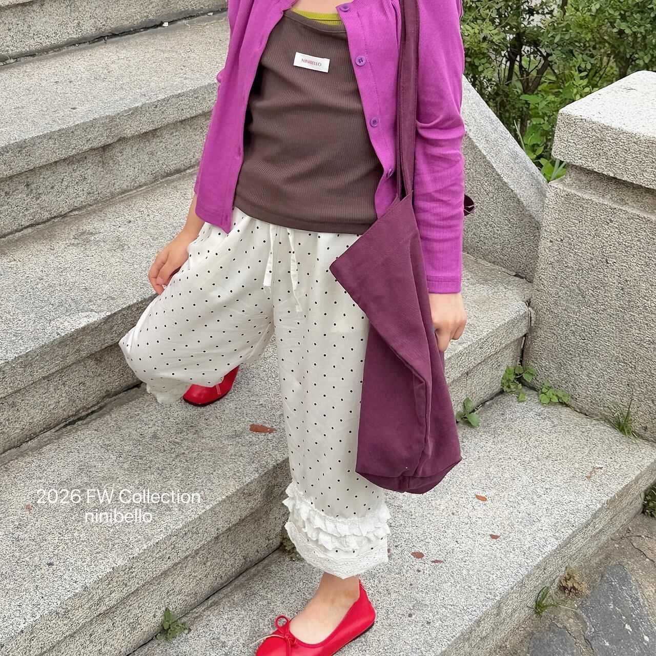 【予約】Miel Lace Pants / ninibello
