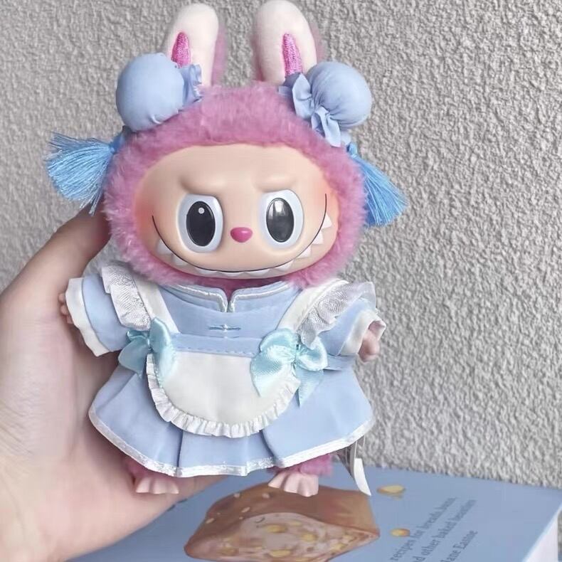 推し活アイテム 撮影用アイテム 10cmぬい服 チャイナ服とシニヨンの