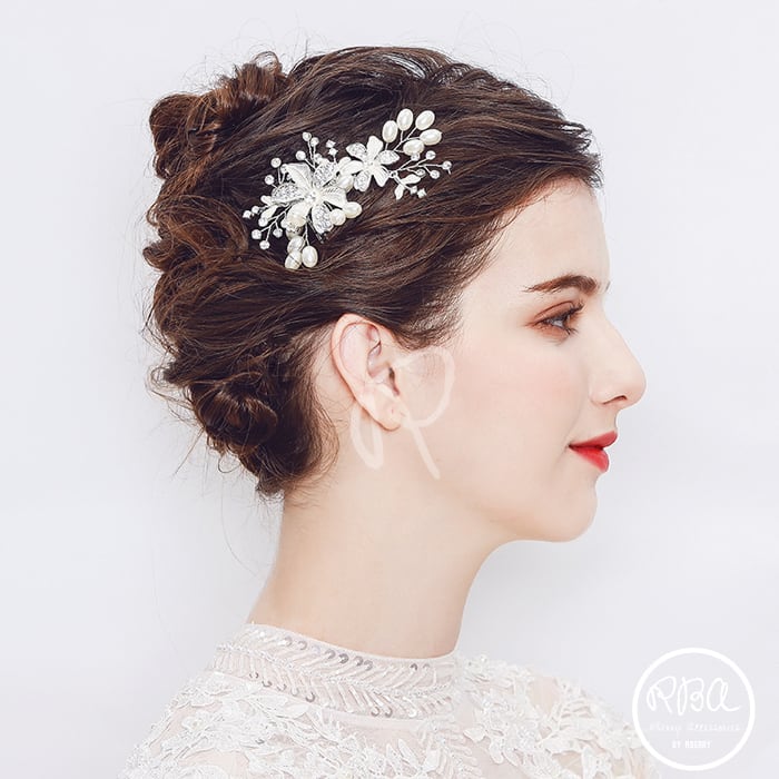 Rba ヘッドドレス 結婚式 ヘアアクセサリー 結婚式 お呼ばれ 2次会 ドレス 花嫁 ウェディングドレス パーティードレス アクセ フォーマル パーティー 結婚式 女子会 成人式 同窓会 Dress Shop Rberry