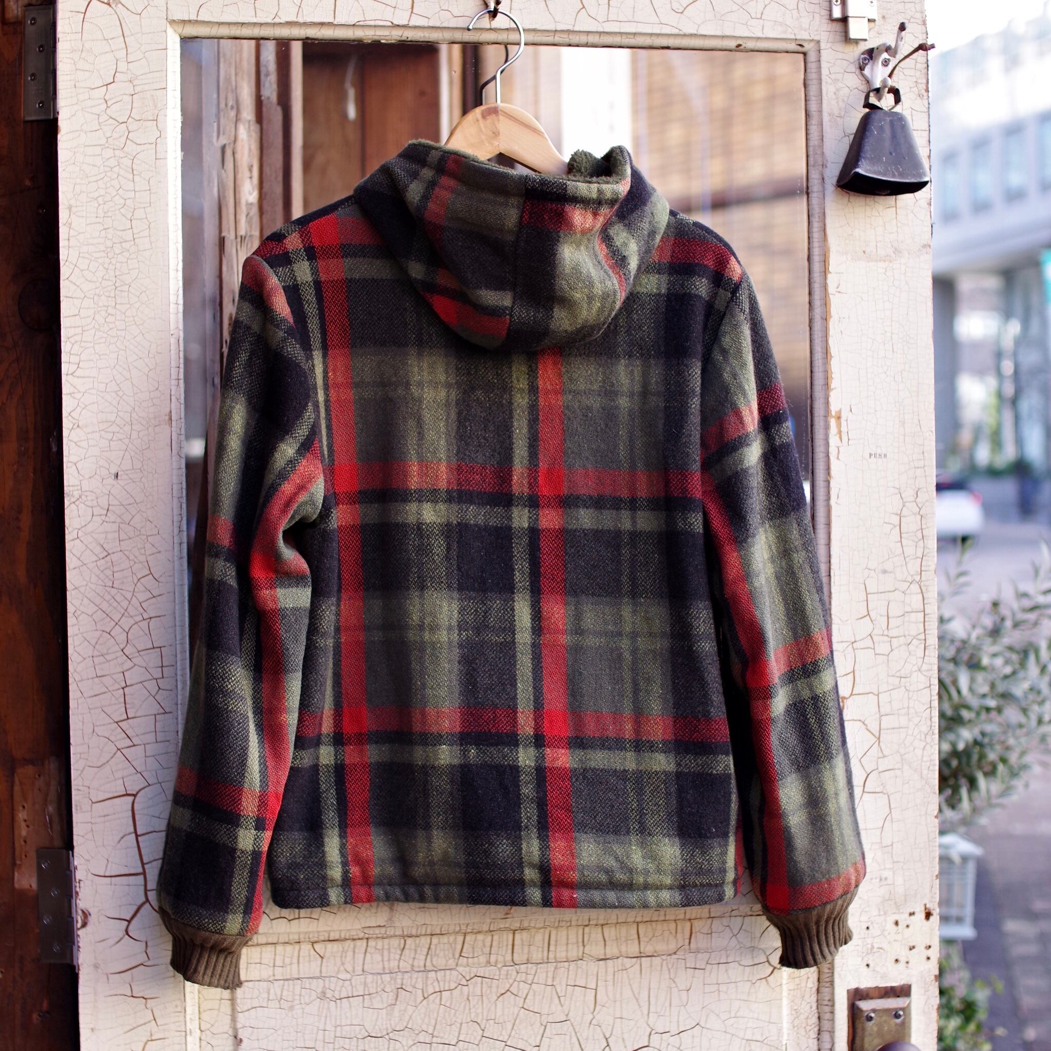 1960s Plaid Pattern Wool Jacket / 60年代 ウール ジャケット 古着