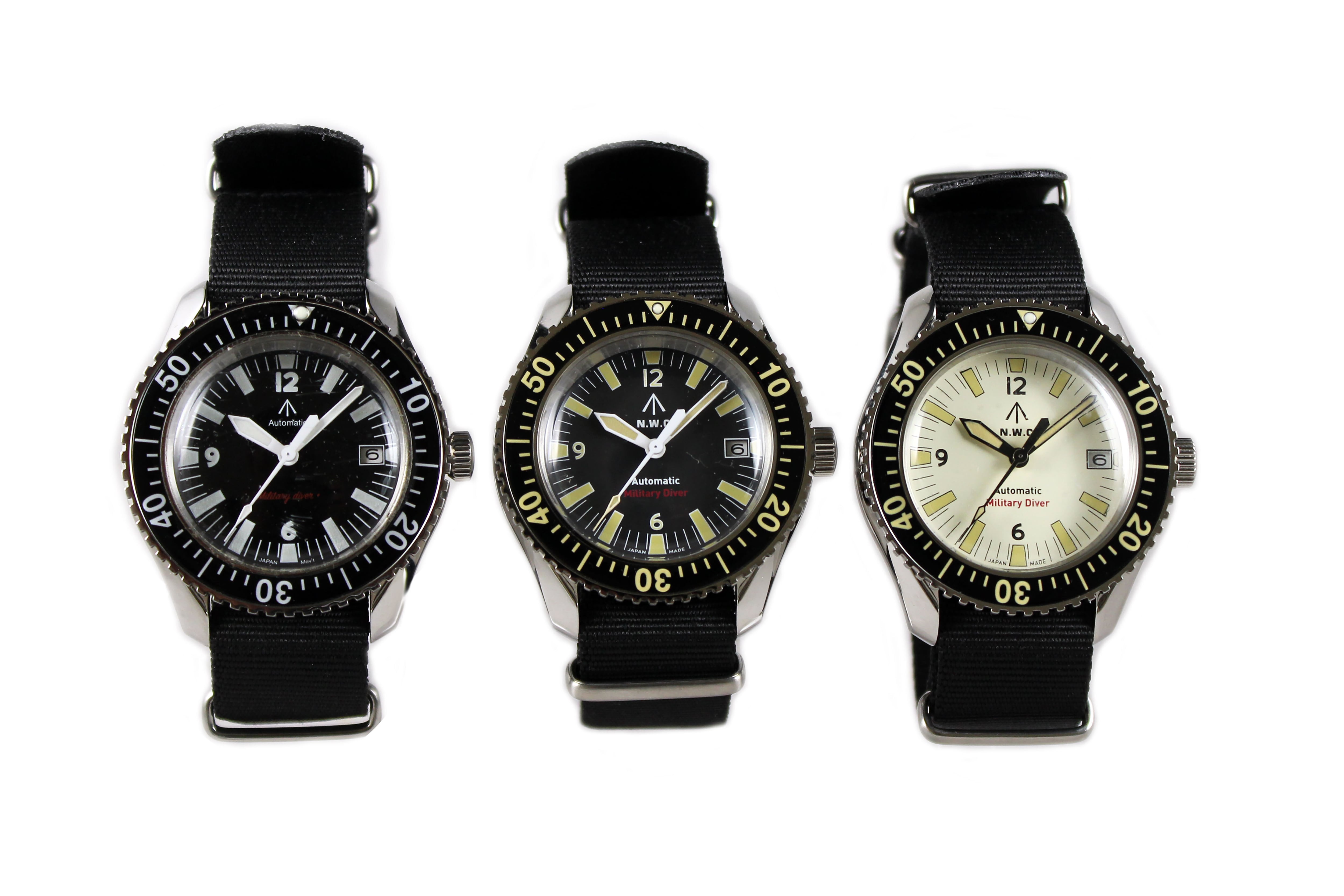 NAVAL MILITARY WATCH MIL.-05 A SV/BK Automatic ROYAL Military