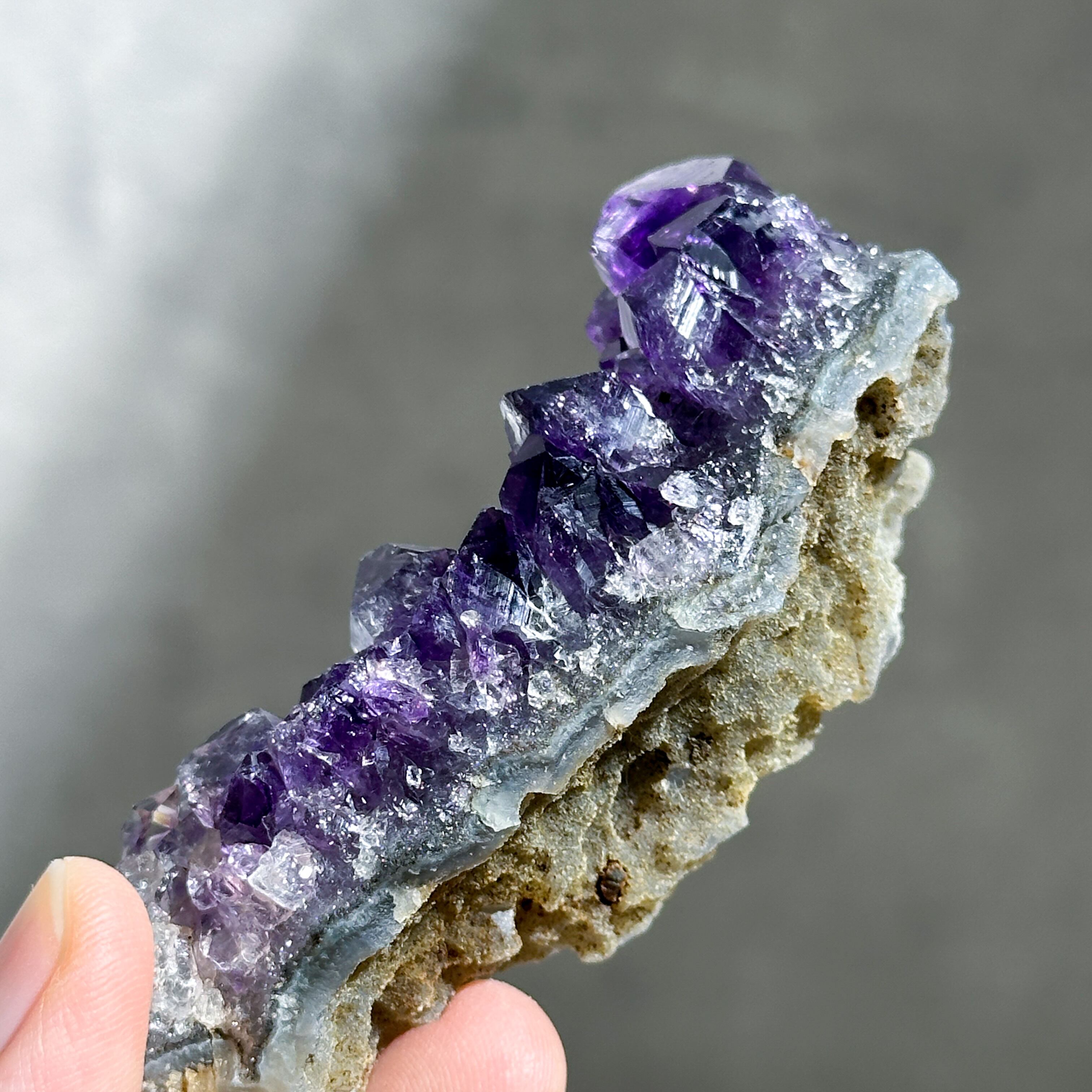 天使の指紋◎ウルグアイ産アメジスト 原石92◇ Amethyst