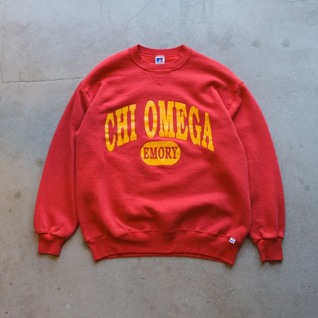 90s RUSSELL ATHLETIC "CHI OMEGA" Sweat made in USA