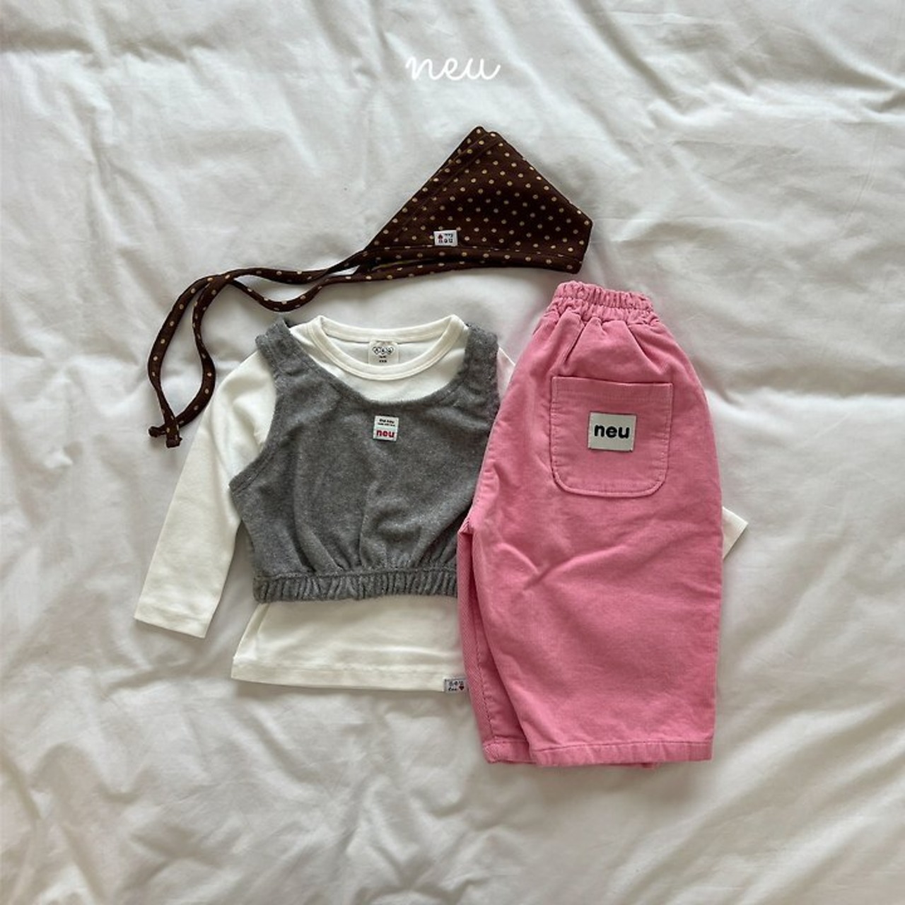 【取寄】Neu エブリデイ長袖Tシャツ｜秋服｜韓国子供服 ｜26/AT