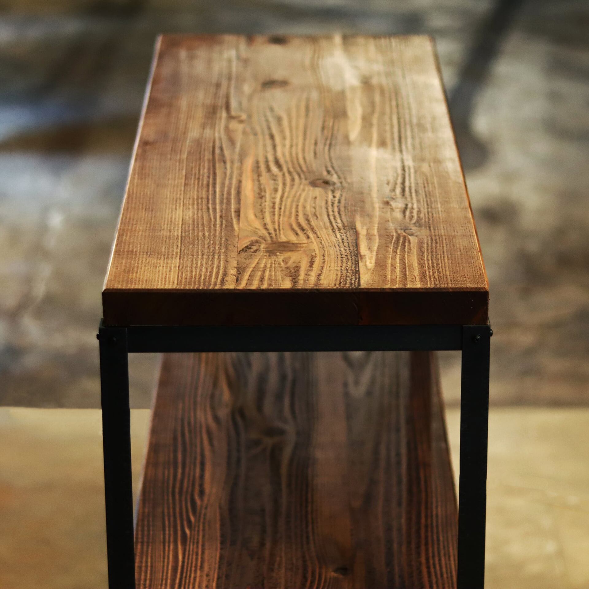 □送料無料□ アイアン家具｜古色材｜古材｜足場板｜埋没型｜三