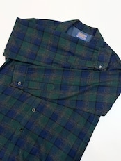 60〜70s PENDLETON WOOL SHIRT Size M