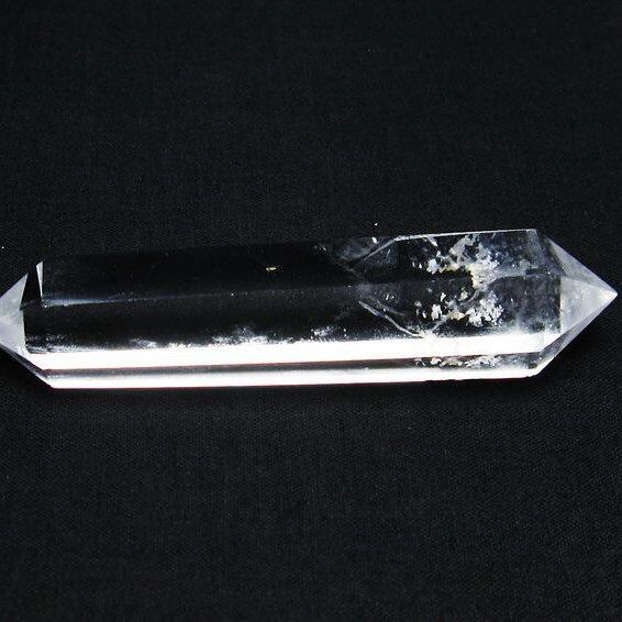 水晶 六角柱 ダブルポイント 原石 ポイント 一点物 142-7758