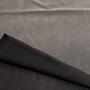 TC074◆2m◆L◆ポリエステル100%フロッキーパワーネットニット生地◆グレー