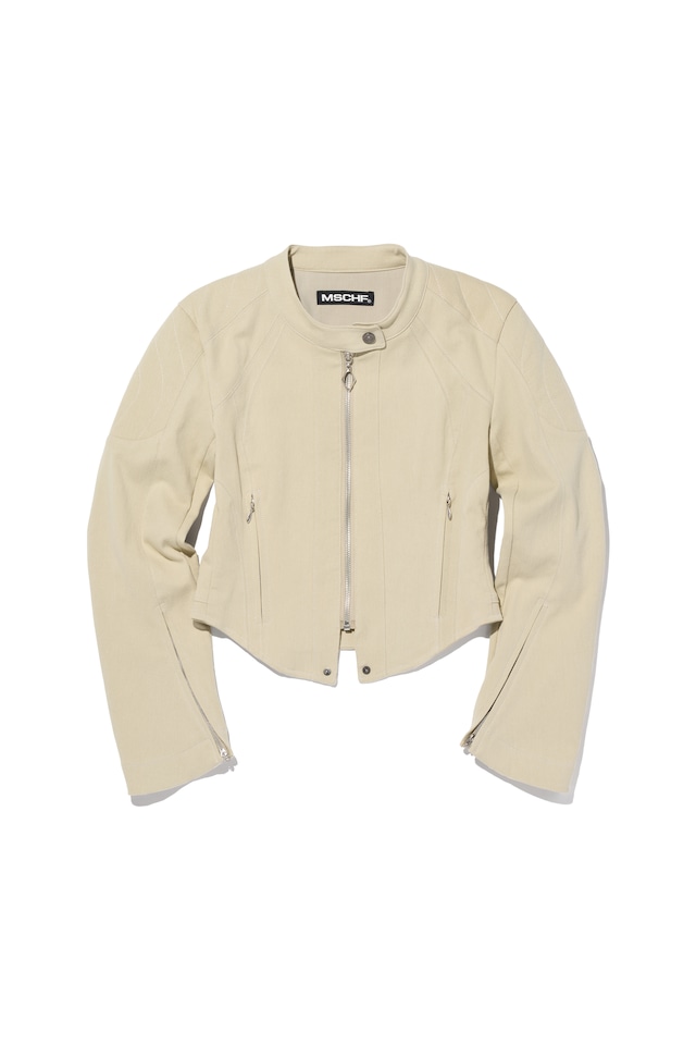 [MSCHF] COTTON BIKER JACKET_ KHAKI BEIGE ミスチーフ 正規品 韓国ブランド 韓国ファッション 韓国代行 韓国通販 mischief