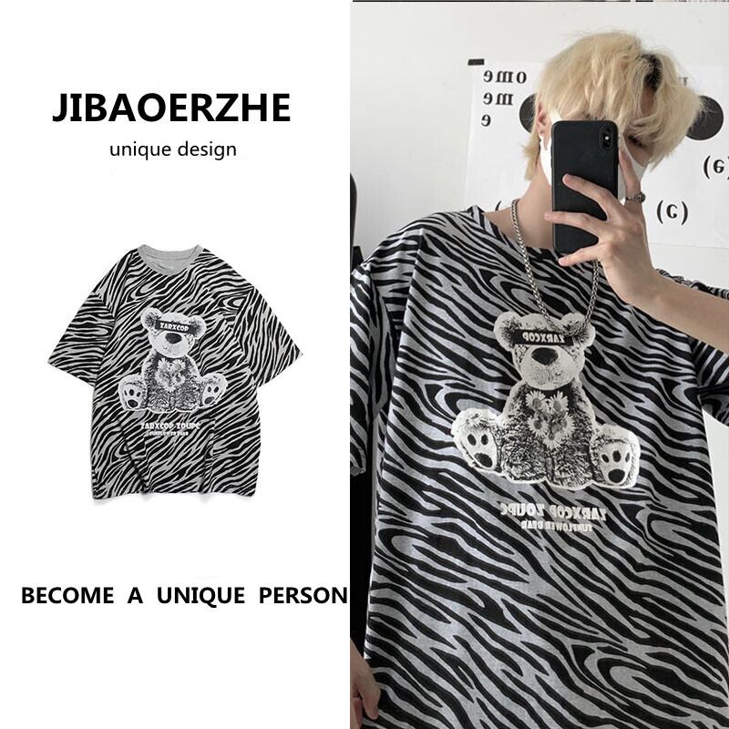 カジュアルプリントTシャツ シャツ スタイルラウンドネック ストリート Oネック ケッペル39672128537