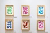 < ナガシまモモ > 原画作品(額付き)「CHO CHO」