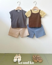 【取寄/韓国直送】Ko and Ko 26/SM スラブTシャツ|夏服|韓国子供服