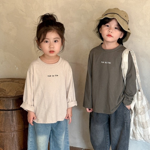 【80-150】秋新作　side by sideゆったりトップス A1281