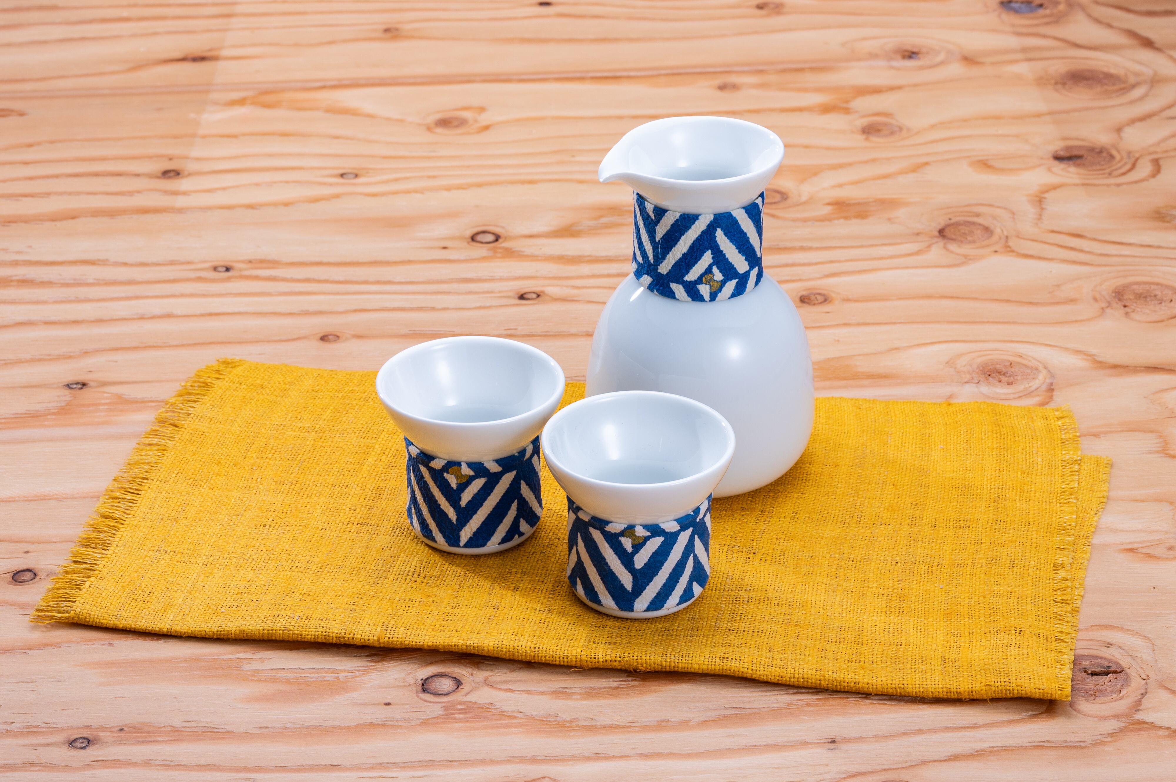 ※酒器セット セラミック・ジャパン ハーモニー酒器セット ひし形 【商品番号：030
