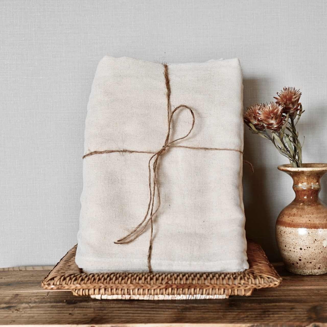 2/3 再入荷 】コットンマルチクロス（サンドベージュ）｜ アイボリー