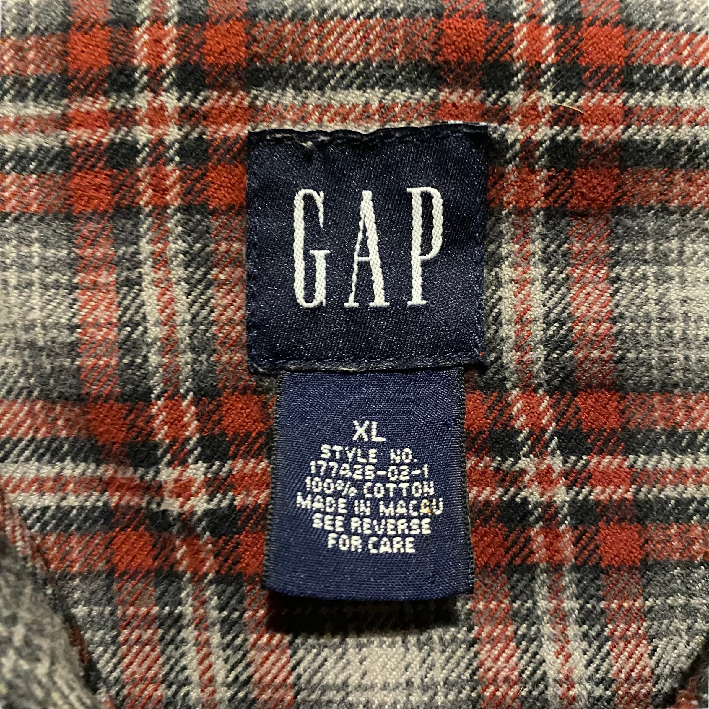 OLD GAP フランネルシャツ パジャマシャツ | etcetera.tokyo