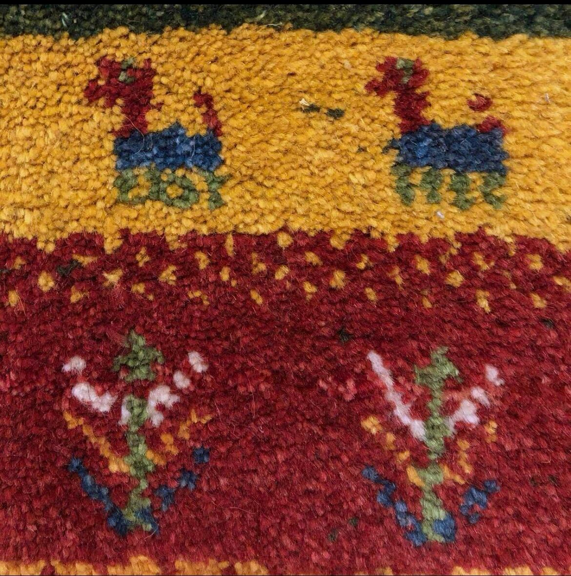 ペルシャギャッベ (ギャベ) ギャッベ 玄関マット No.GM-327 | A's Rug