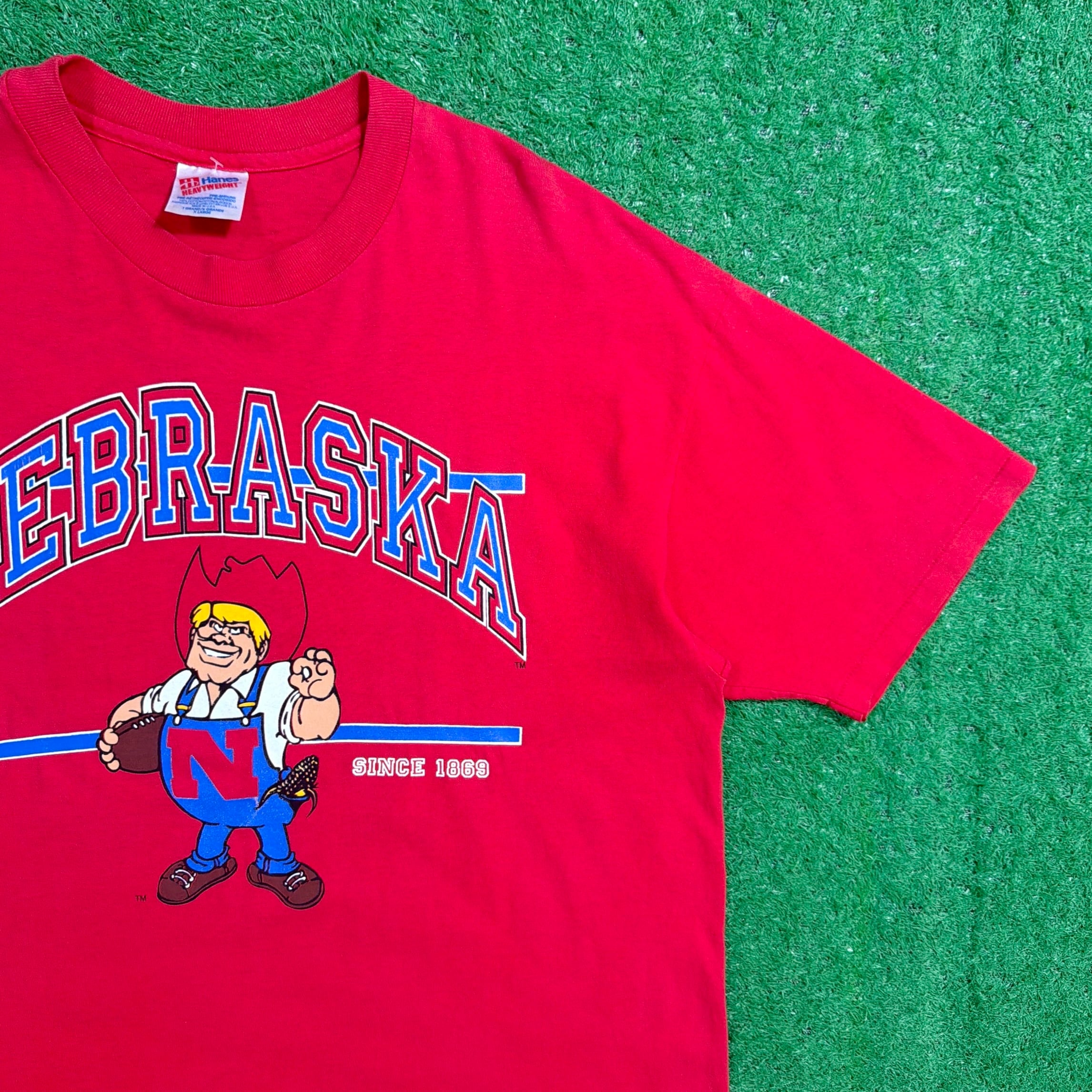 Men's】 90s University of Nebraska カレッジ Tシャツ / アメリカ製
