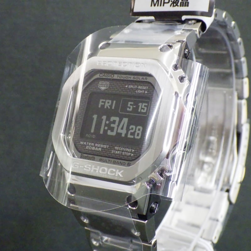 カシオ G-SHOCK GMW-BZ5000D-1JF 5000AI ADVANCE BASIC シルバーカラー