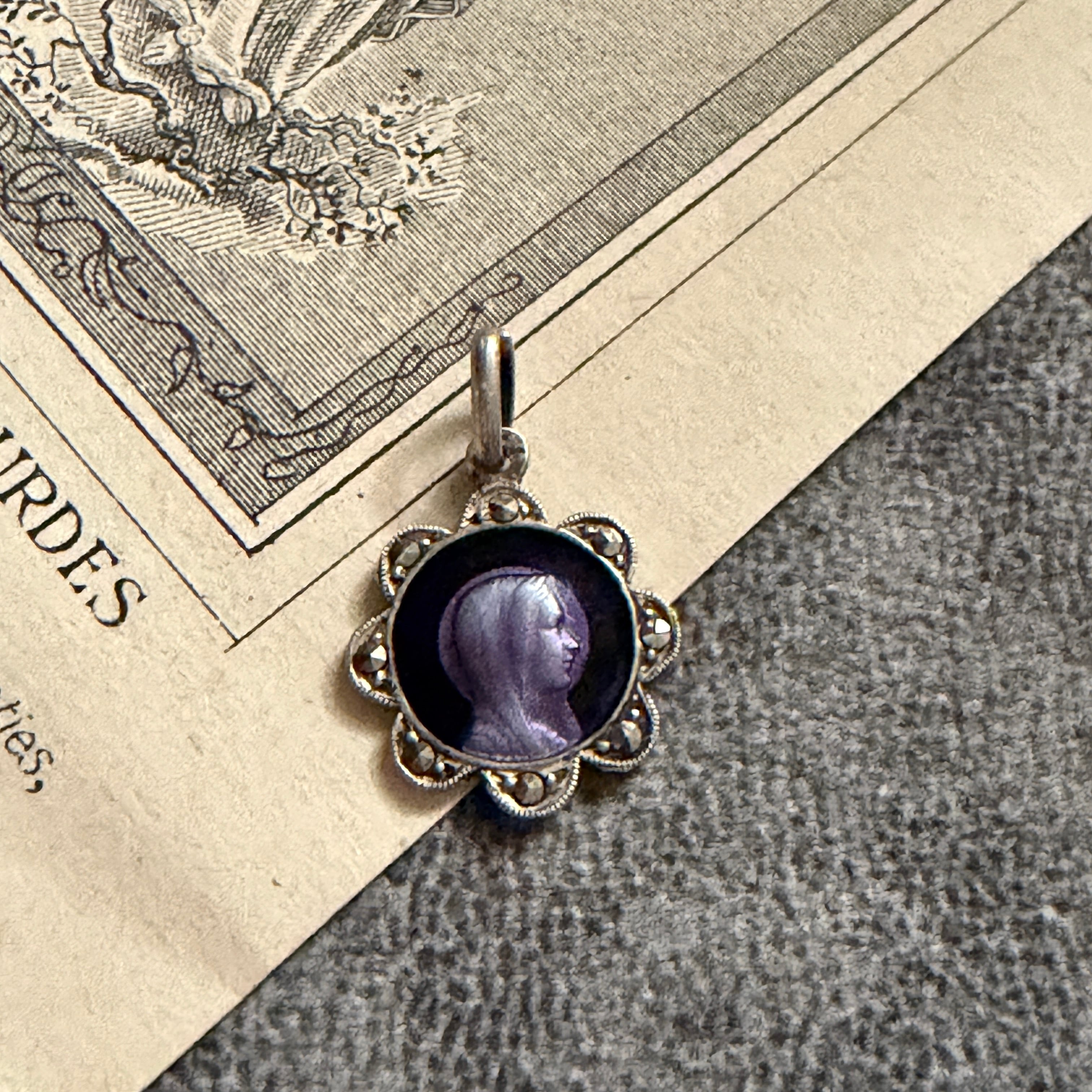 ルルドのマリア | Antique medaille Mary