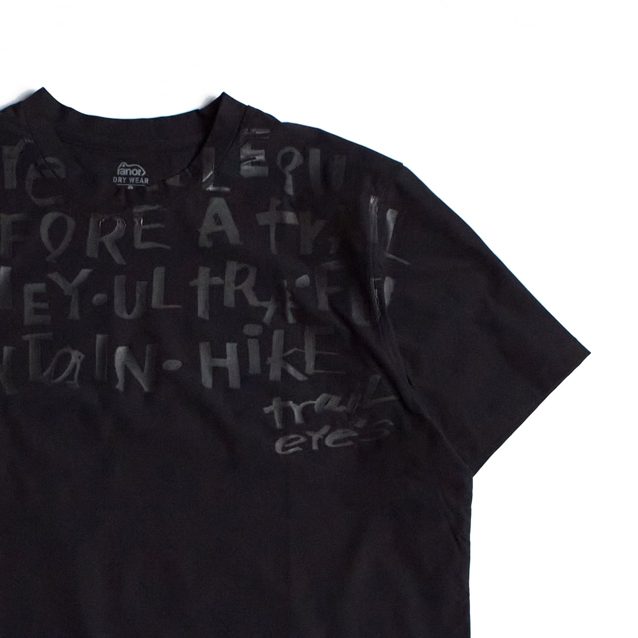 ranor（ラナー）BIG HANDLOGO T -BLACK メンズレディースTシャツ