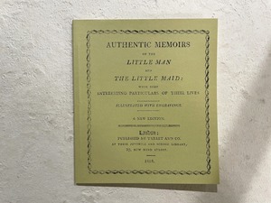 【DP373】AUTHENTIC MEMOIRS OF THE LITTLE MAN AND LITTLE MAID / picture book