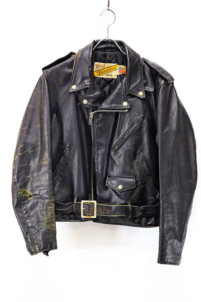 Used 80s SCHOTT PERFECTO lot 618 Double riders leather jacket Size 