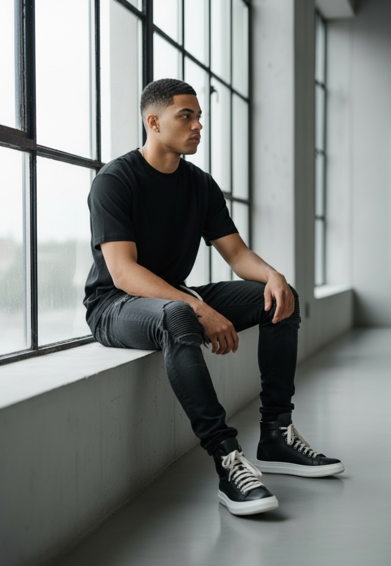 存在感設計｜クラッシュスキニーデニム(D00008)