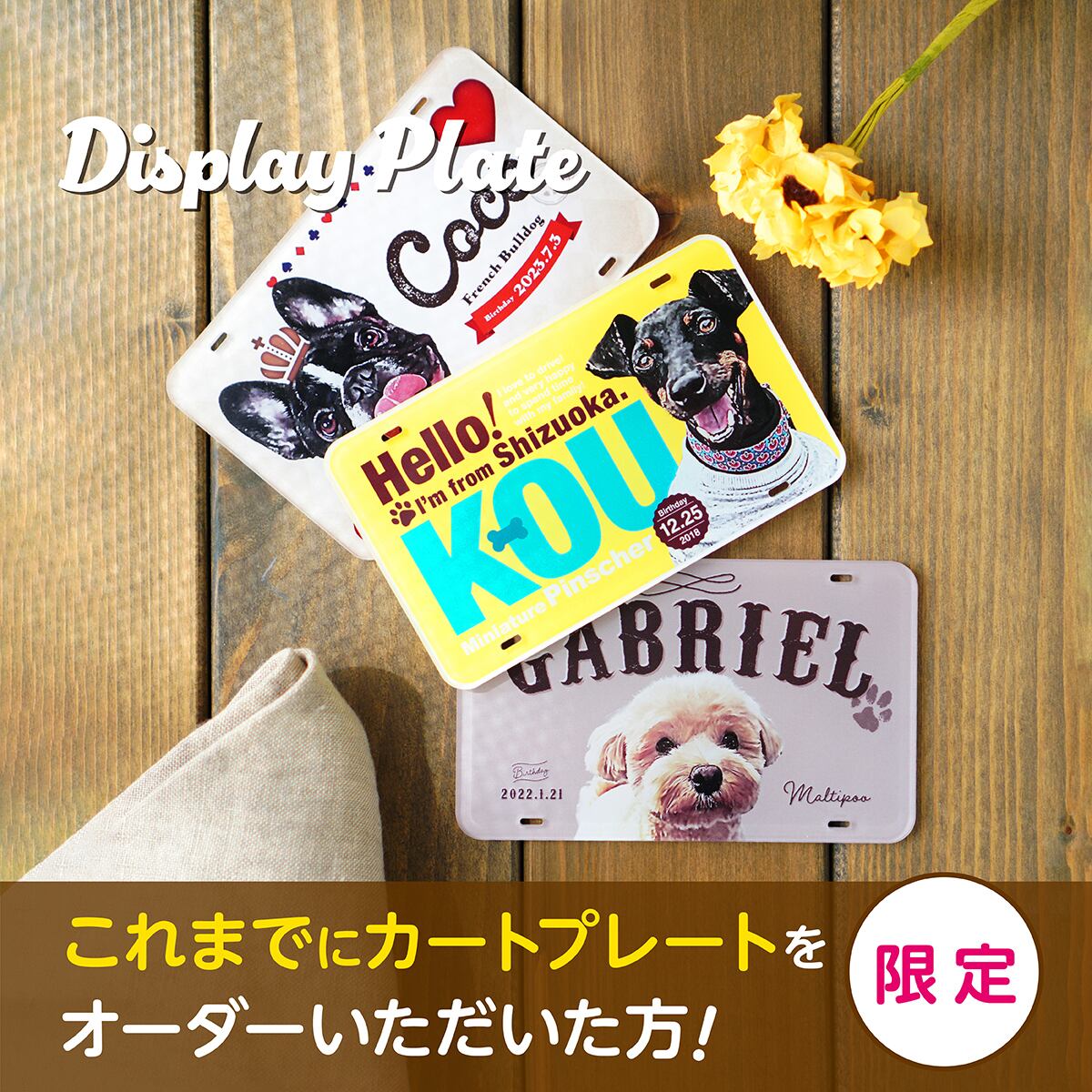 過去データで作る!〉ミニアクリルポスター（7.5×12㎝） | ひまわん