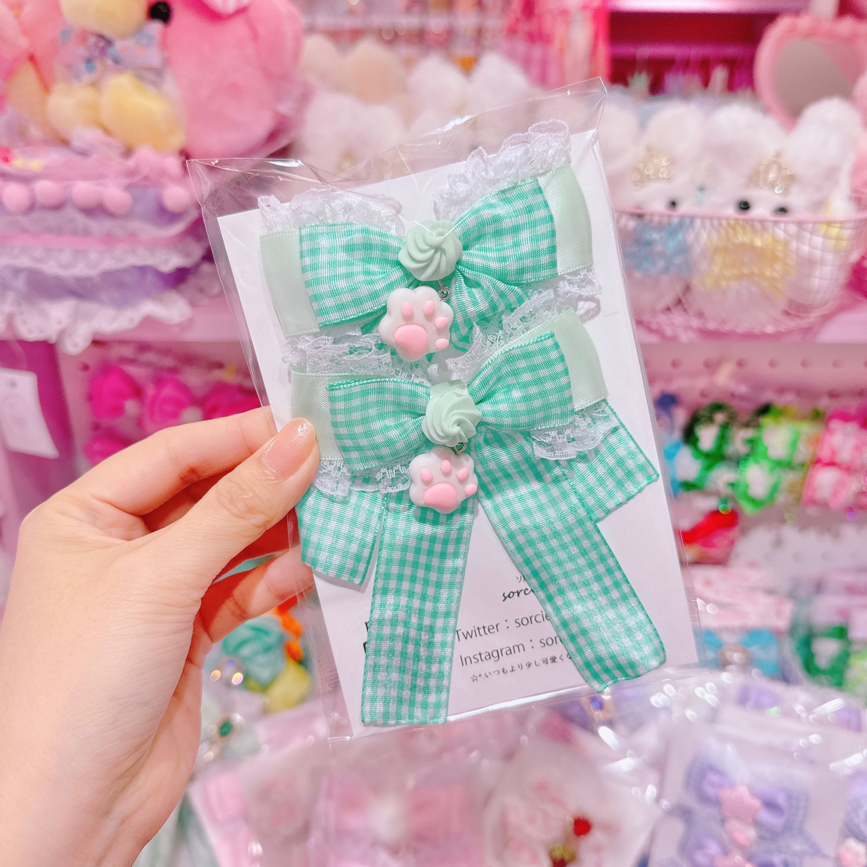 【E10】6-22ツインヘアクリップ