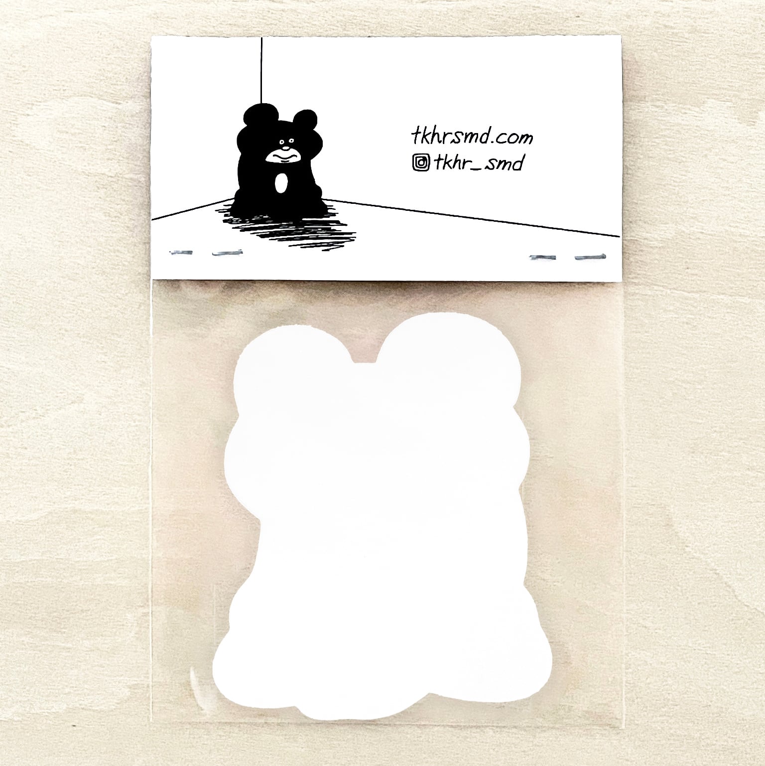 心を破壊されたくま ステッカー