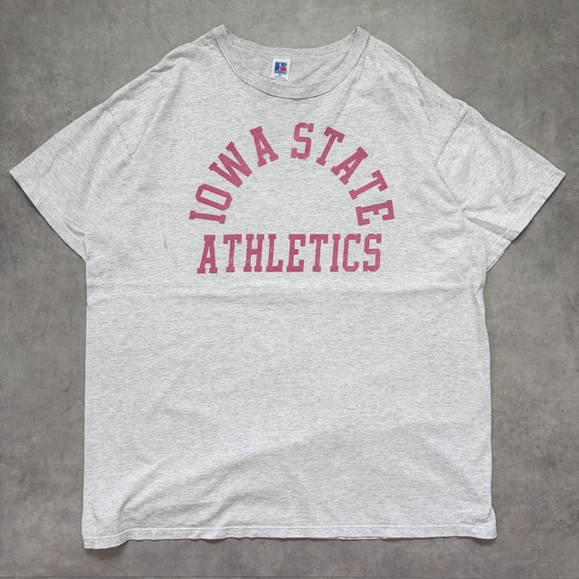 ラッセルアスレチック アイオワ カレッジTシャツ 古着 90s USA製 XL