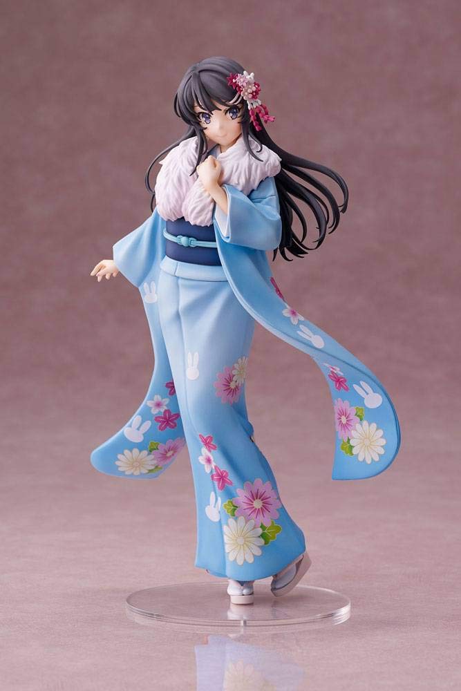 受注生産限定版　桜島麻衣フィギュア　振袖　アクリルスタンド付き ANIPLEX+ アニプレックス 桜島麻衣 晴着ver. 1/7スケールフィギュア
