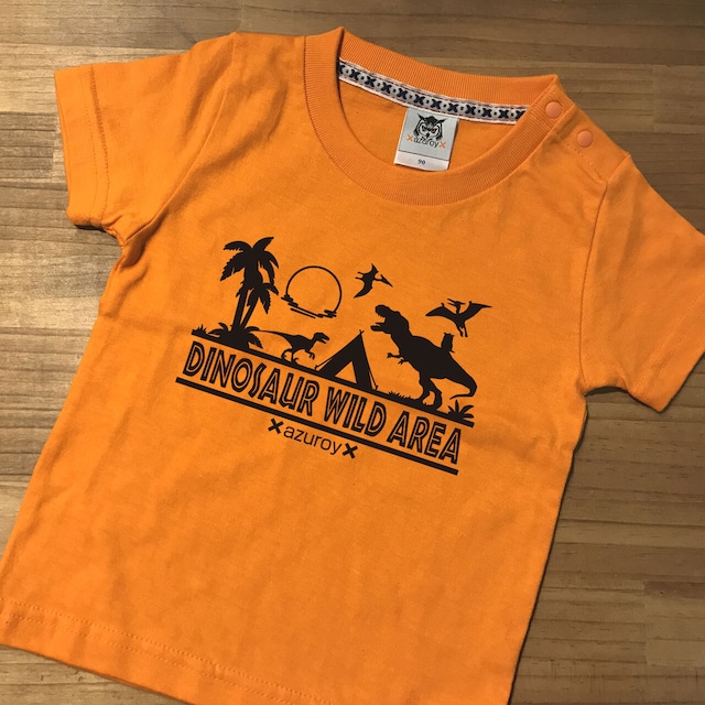 恐竜大好きっ子必見！DINOSAUR Tシャツ(キッズサイズ)