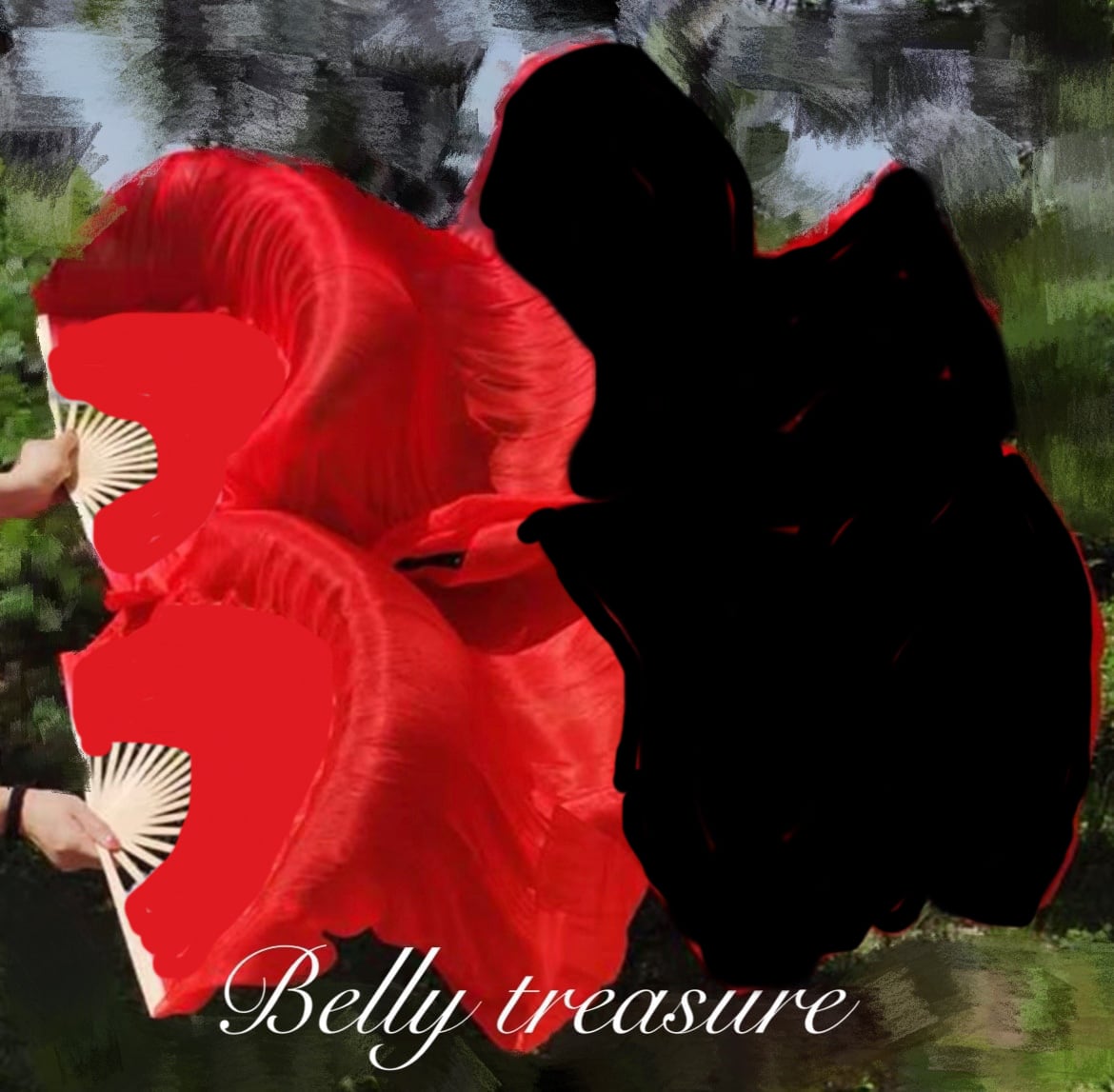 Silk Fanveil | Belly Treasure®︎