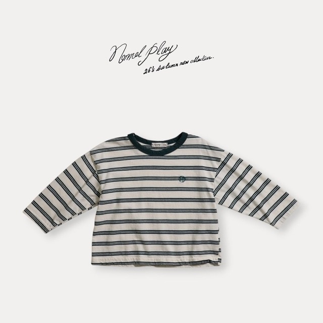 《予約》送料無料【normal play】Day Stripe Tee