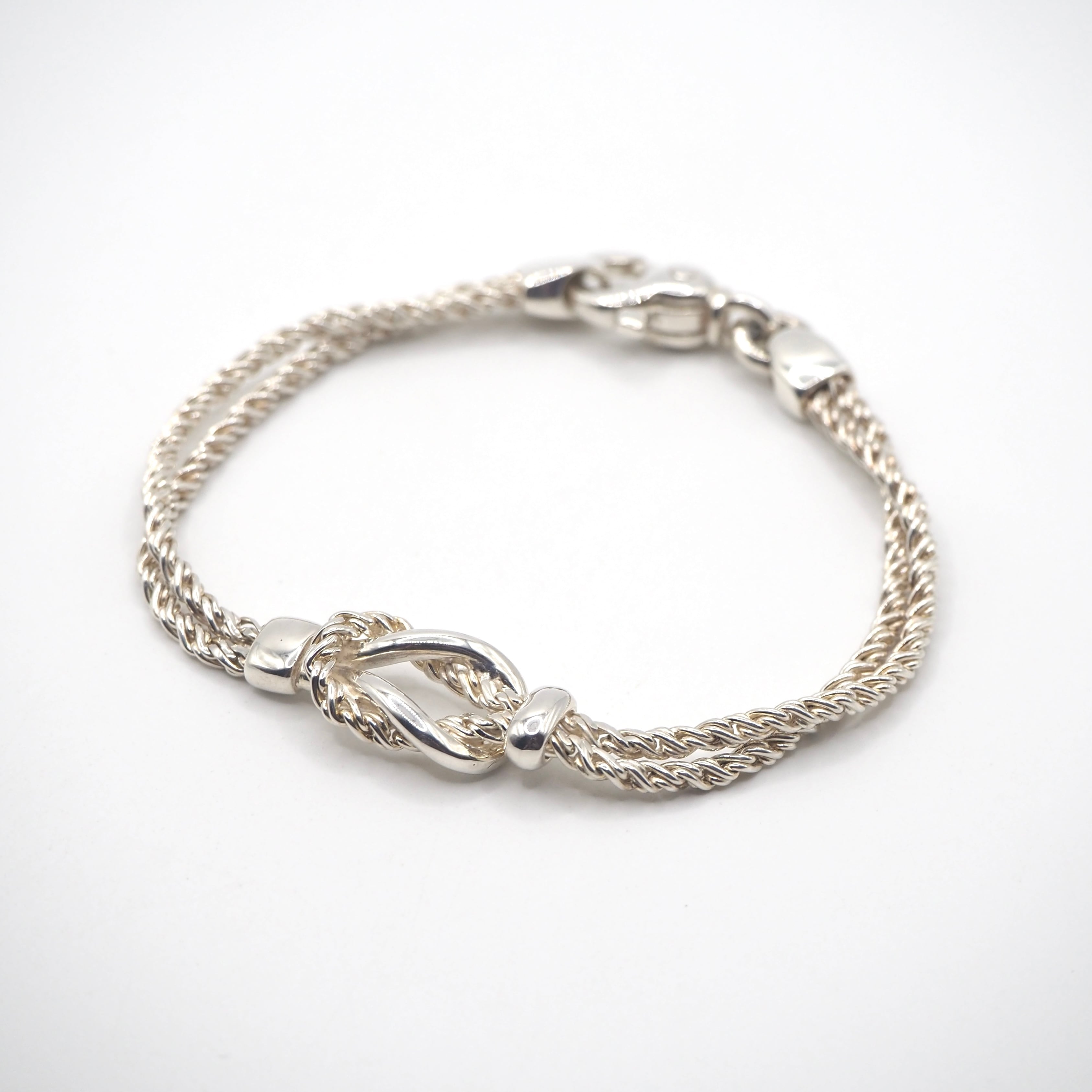 Tiffany&Co. ダブルロープ ブレスレット シルバー925 ティファニー