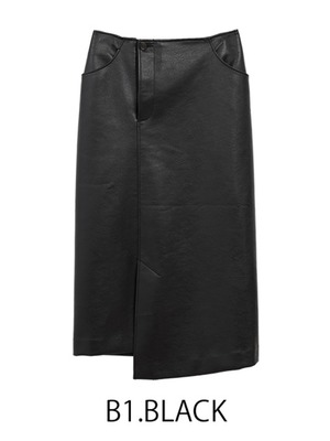 ミカーレミカーレ MICALLEMICALLE エコレザースカート