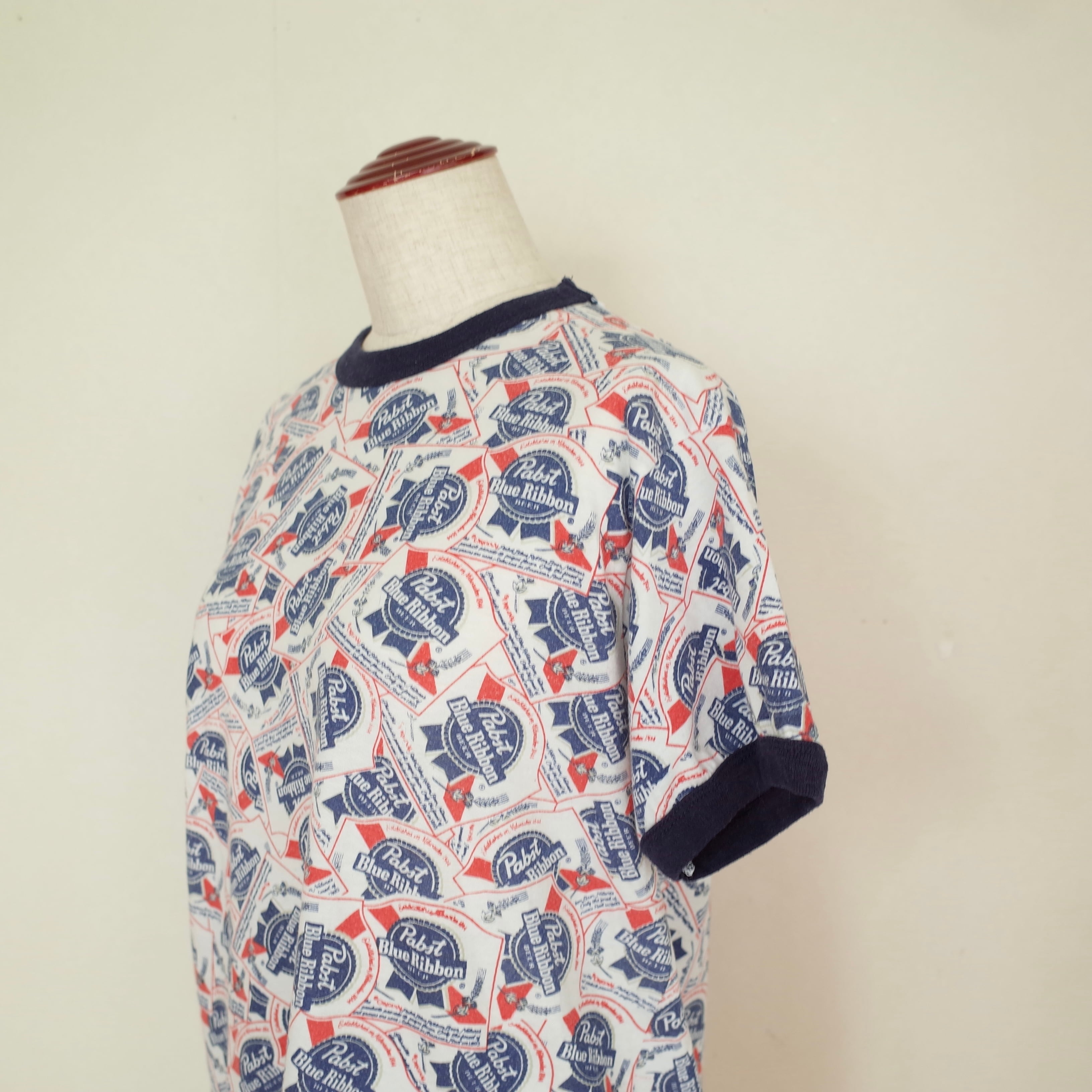 80s PABST BLUE RIBBON BEER trim tee | port.