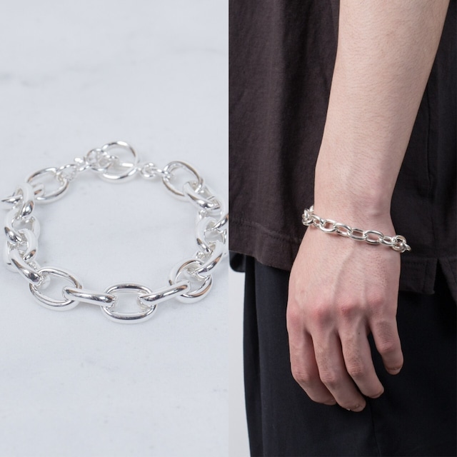 925 SILVER HANDMADE MEXCAN CHAIN BRACELET