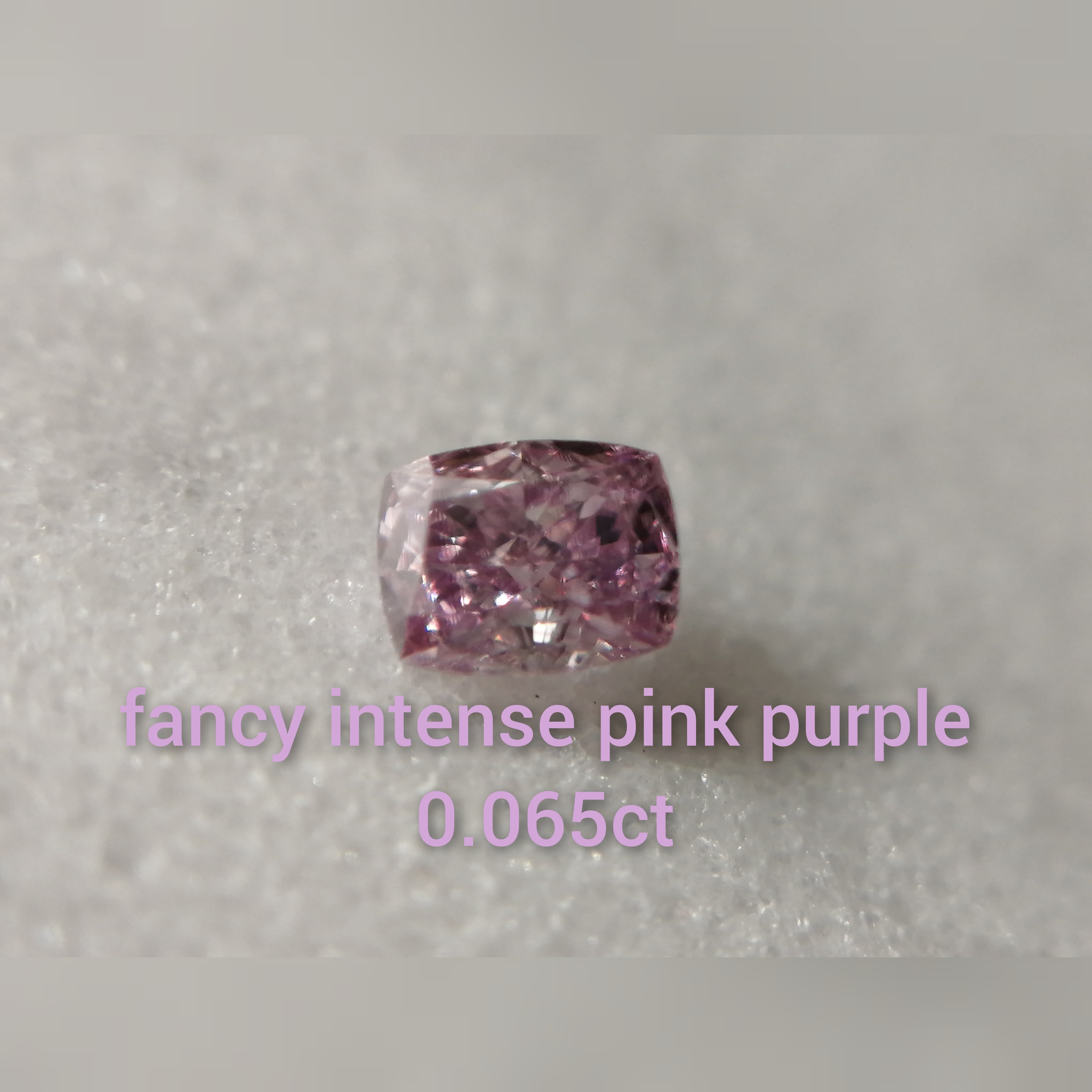 パープルダイヤモンドルース/ F.D.G.P.PURPLE/ 0.446 ct.