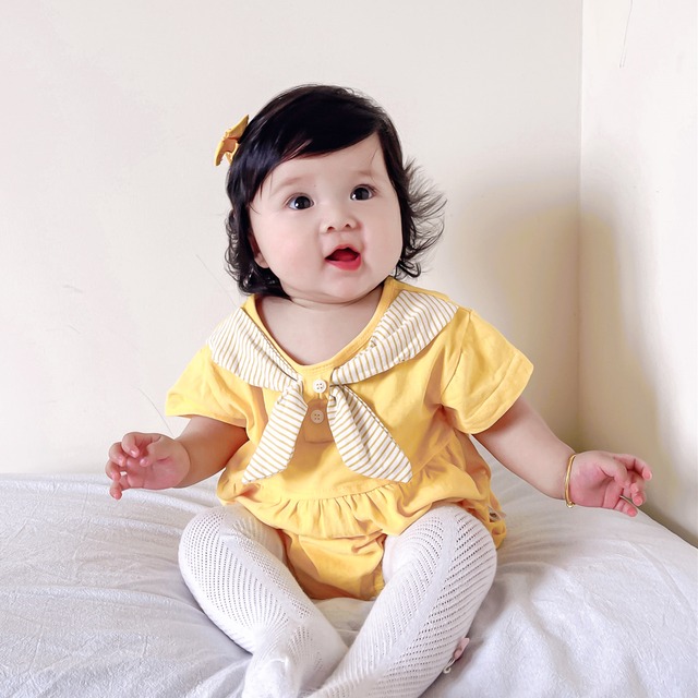 サマートライアングルロンパース オールインワン 夏物 超面白いベビーショップ46139962905