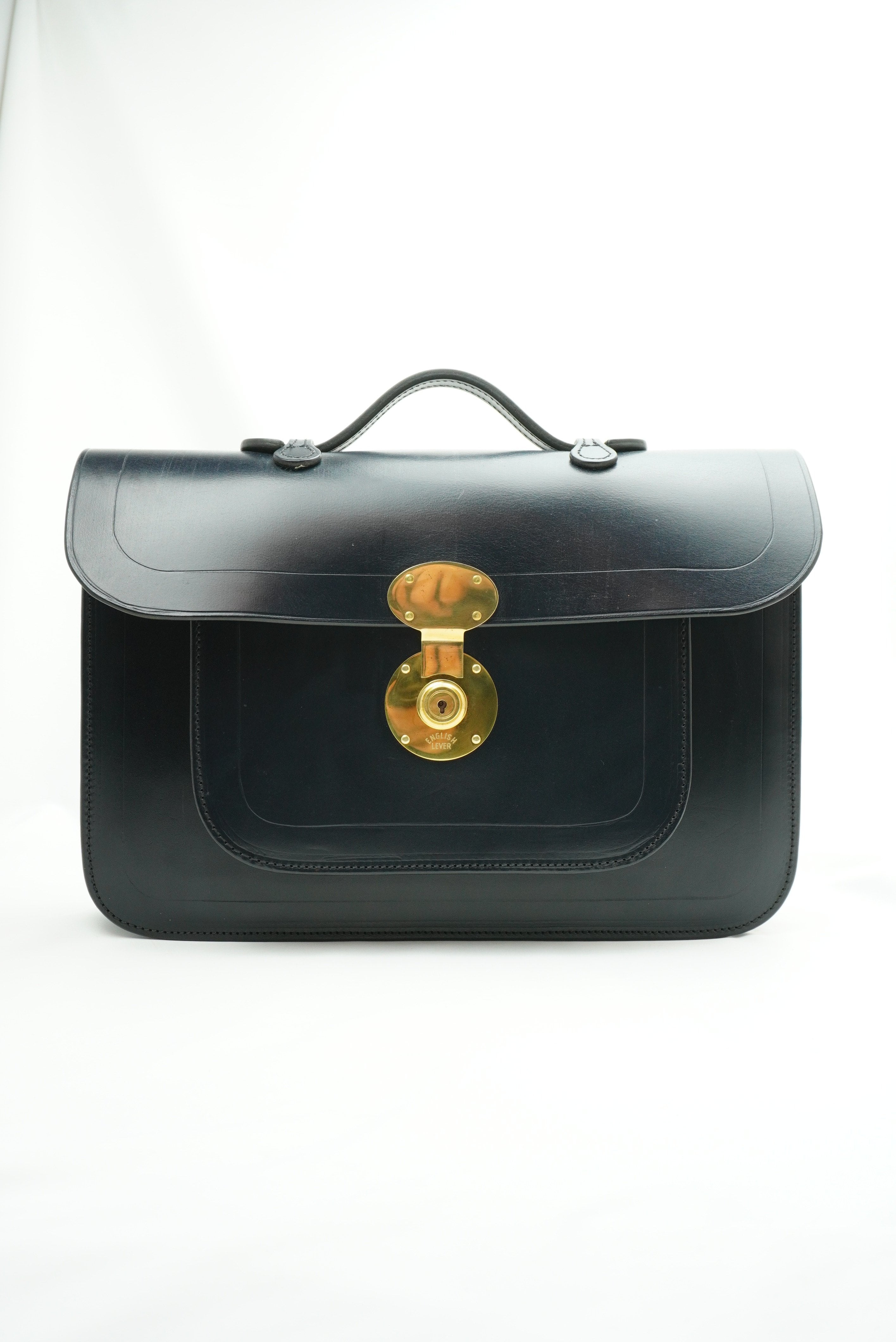 Rutherfords / Satchel With 806 Lock / Small /Navy | UNION WORKS