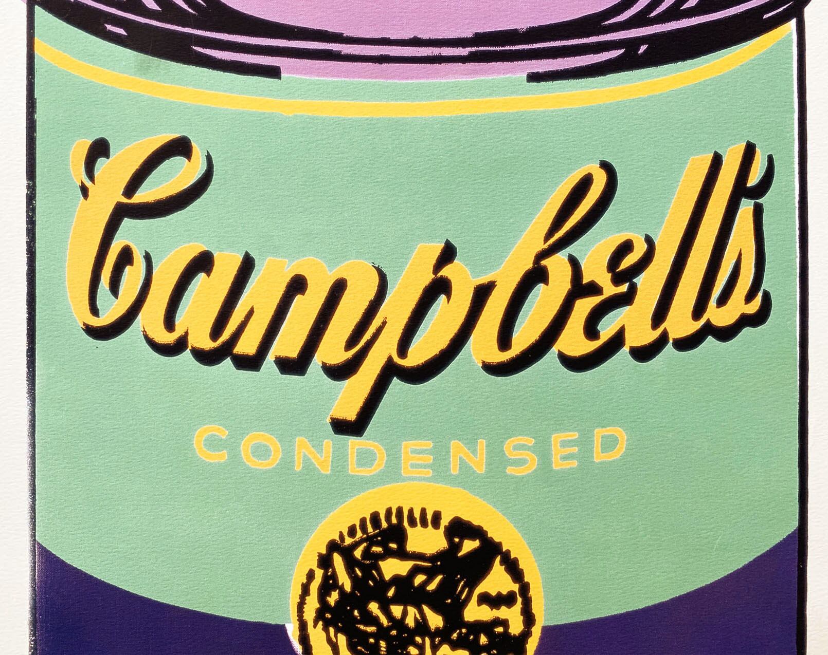 アンディ ウォーホル「キャンベル スープ(トマト/グリーン&パープル