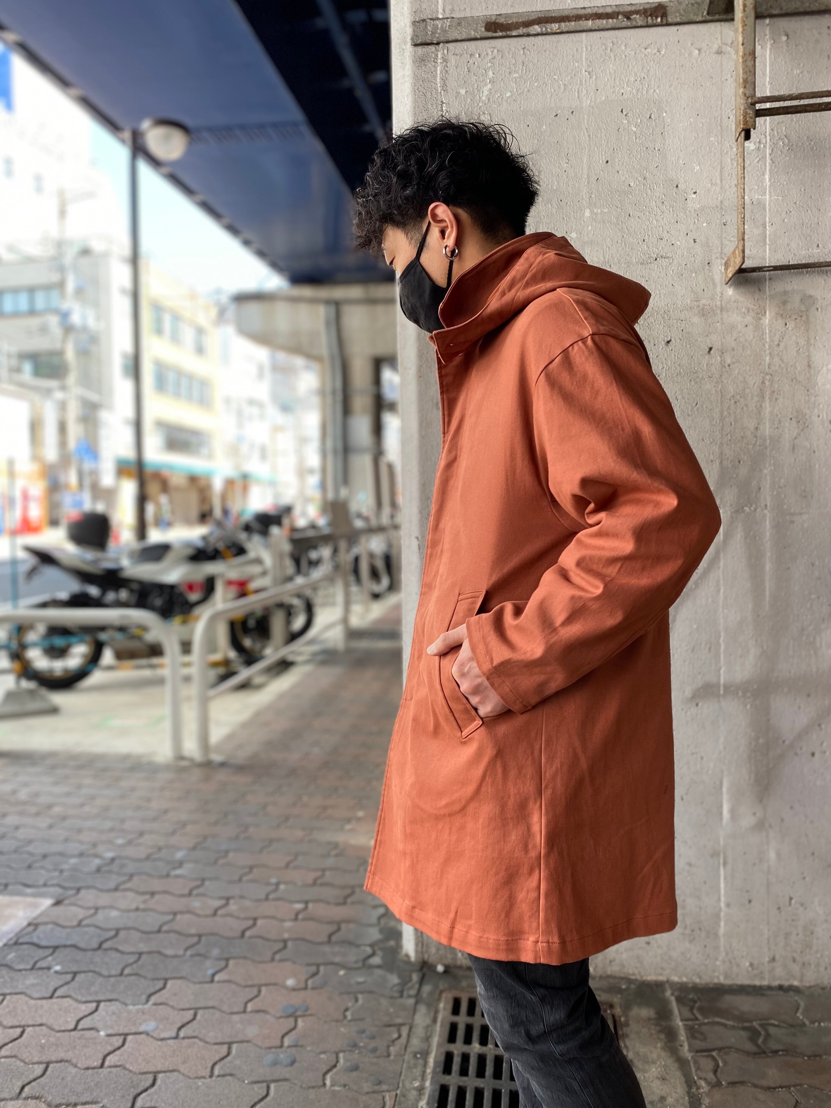 Revo.】ストレッチツイルフード脱着ステンカラーコート | 【in the