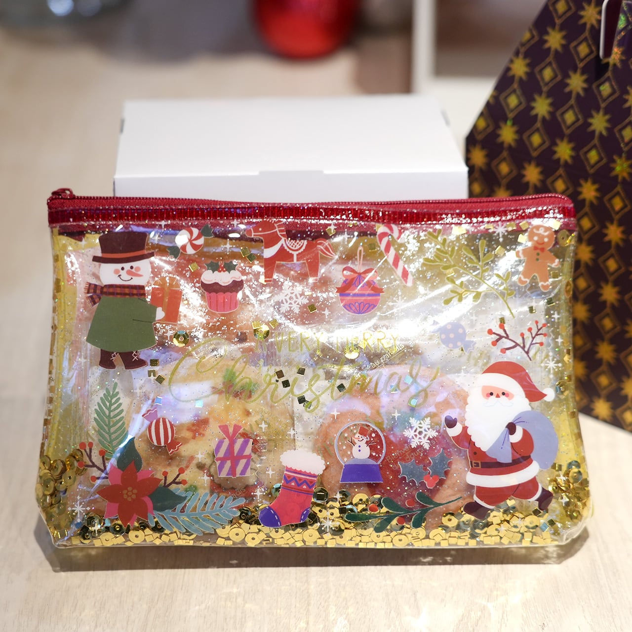 グリッターポーチ