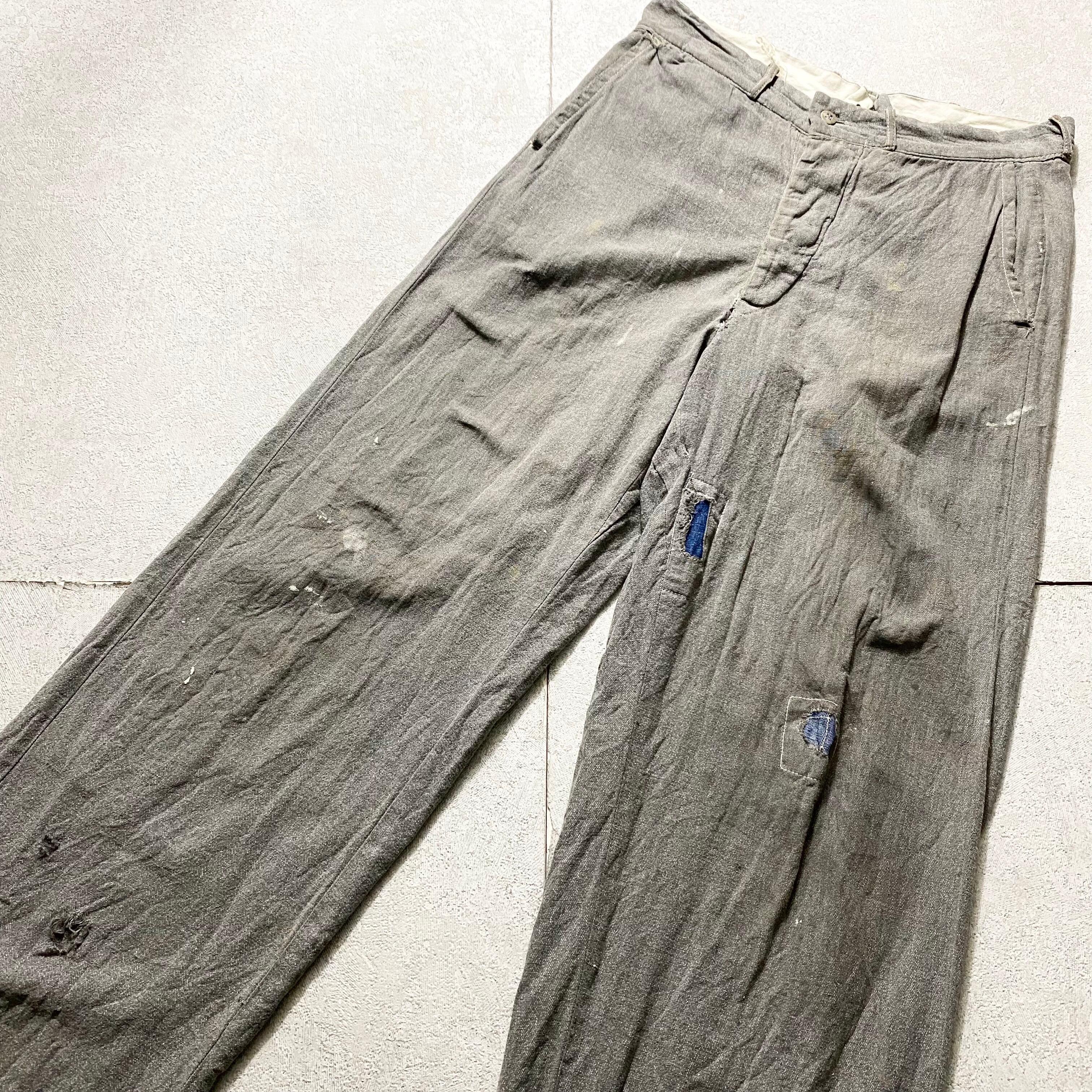 vintage 1940’s black chambray work pants | NOIR ONLINE powered by BASE