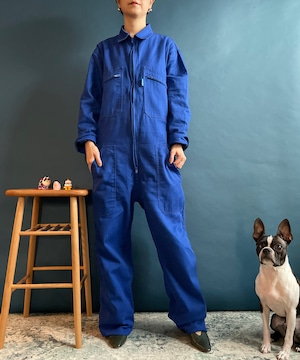 【送料無料】Blue jumpsuit Unisex